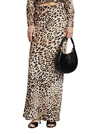 Sierra Leopard Maxi Skirt