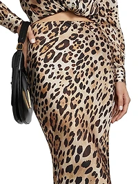 Sierra Leopard Maxi Skirt