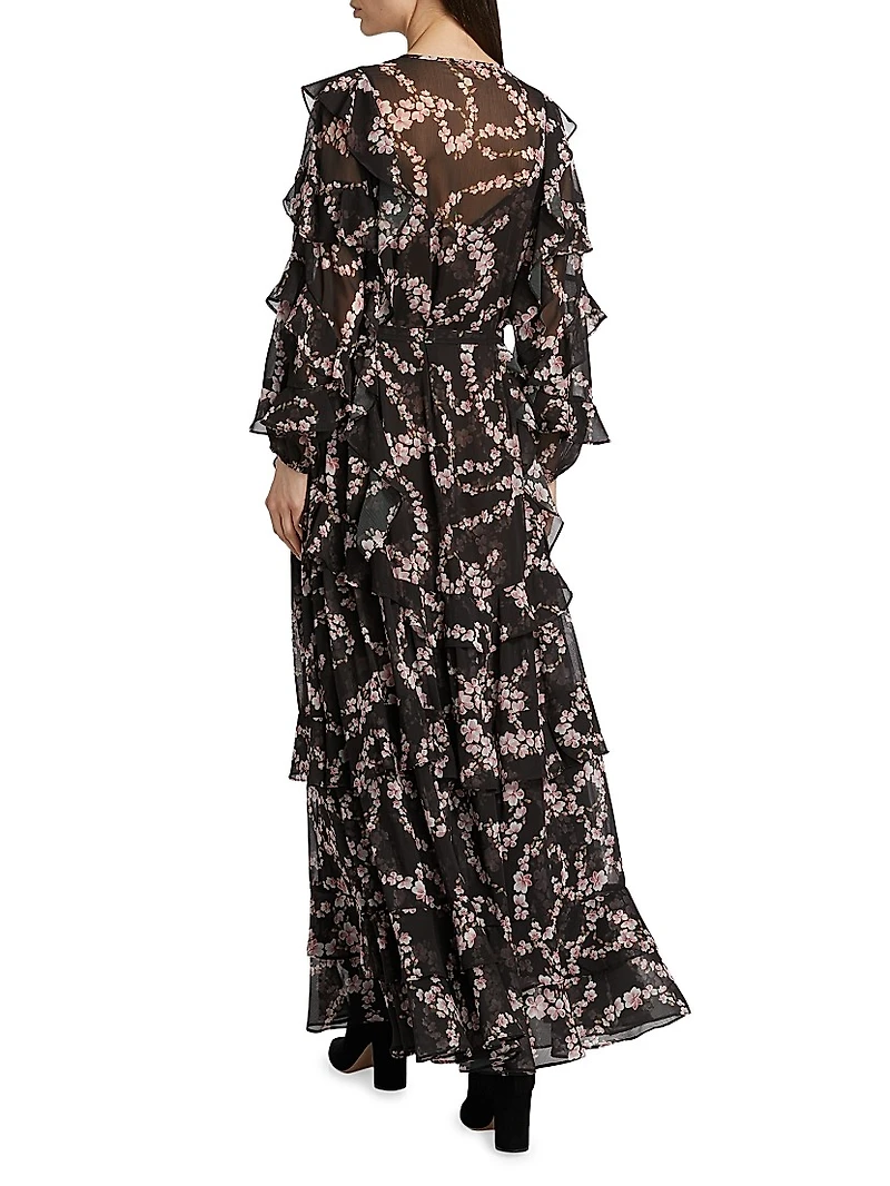 Greta Chiffon Maxi Dress