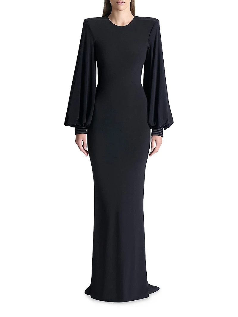 The Tower Stretch-Jersey Body-Con Gown