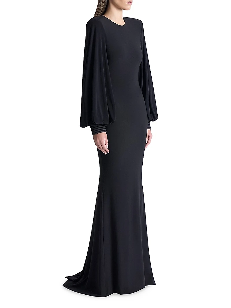 The Tower Stretch-Jersey Body-Con Gown
