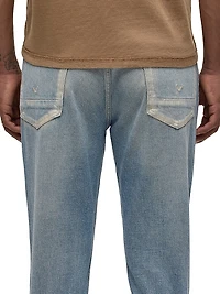 Zack Washed Denim Skinny Jeans