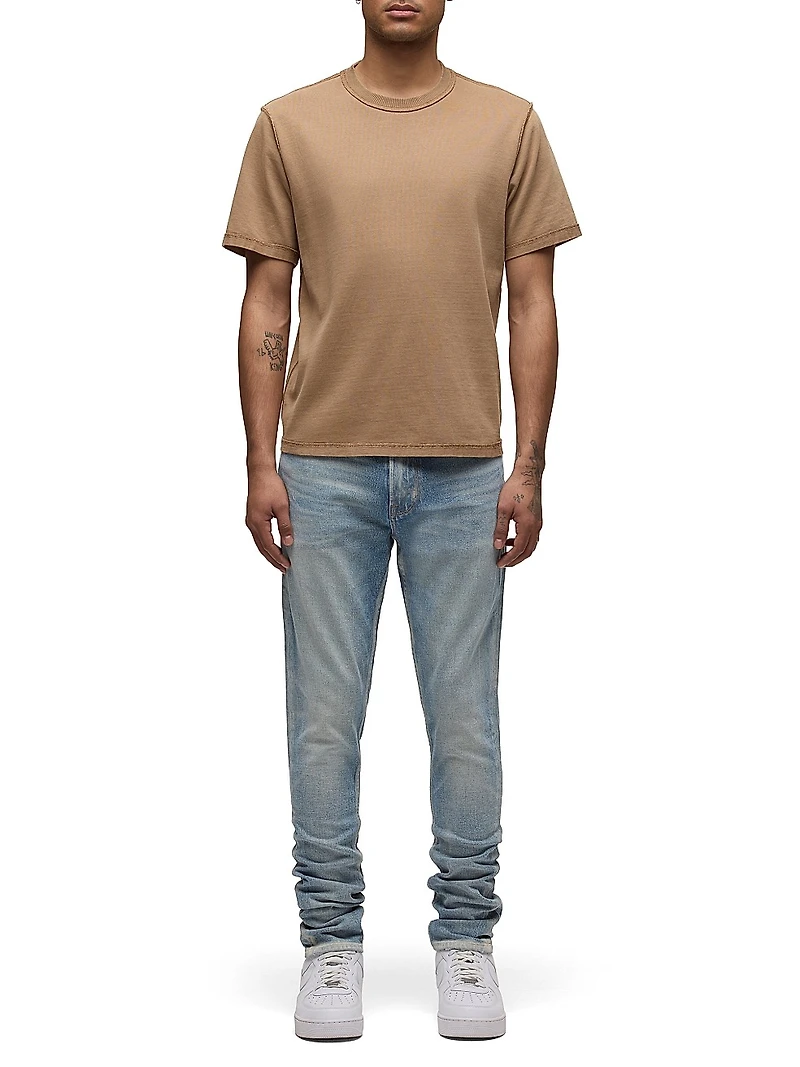 Zack Washed Denim Skinny Jeans