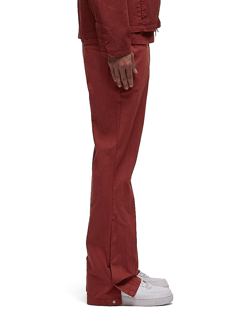 Walker Cotton-Blend Straight-Leg Pants