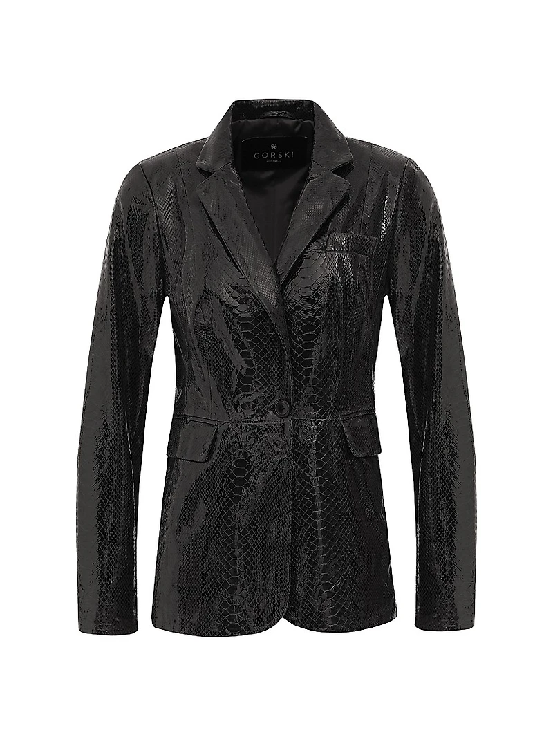 Metis Suede Single Breasted Blazer