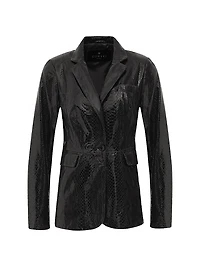 Metis Suede Single Breasted Blazer