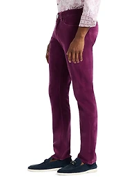 Celestial Velvet Slim-Fit Pants