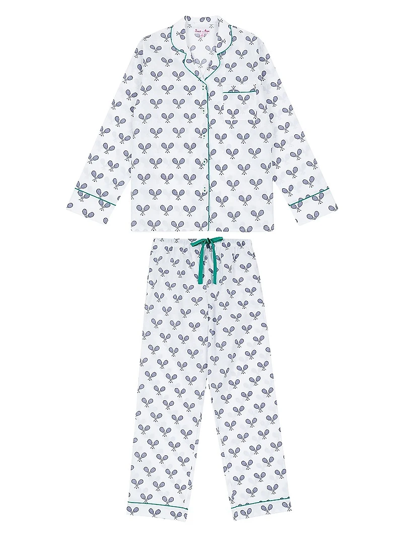 Women's Tennis Long Pajama Set