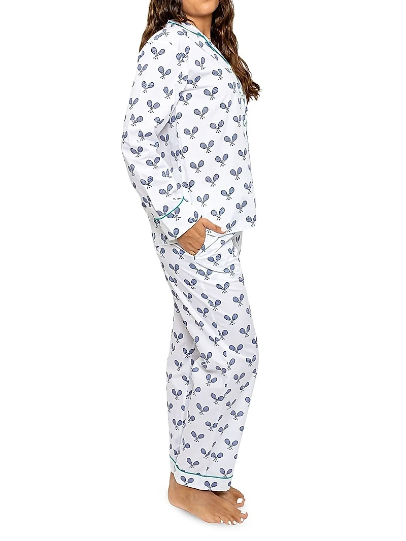Women's Tennis Long Pajama Set