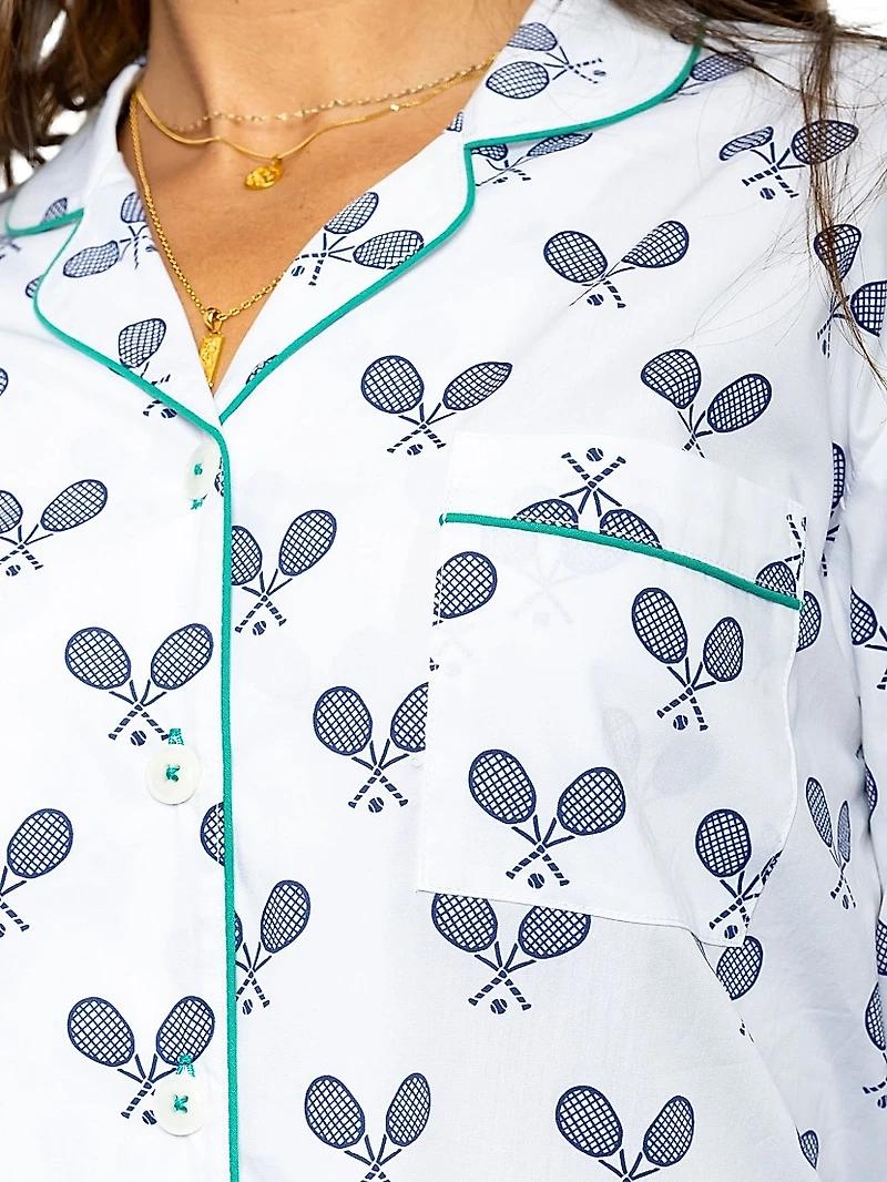 Women's Tennis Long Pajama Set