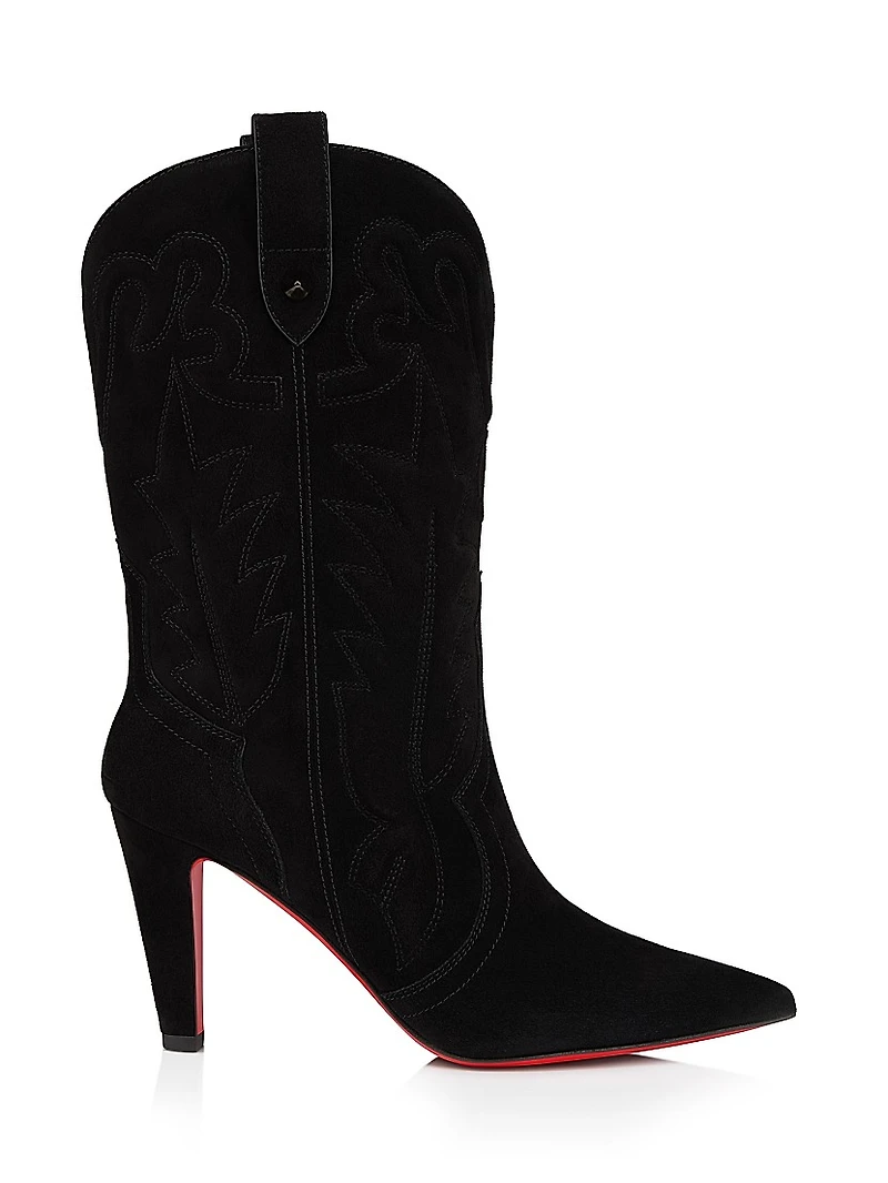 Santiabooty 85MM Velvet Calf Booties