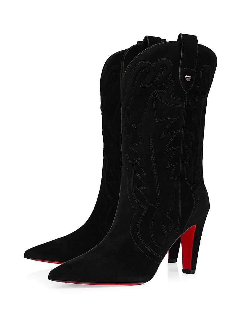 Santiabooty 85MM Velvet Calf Booties