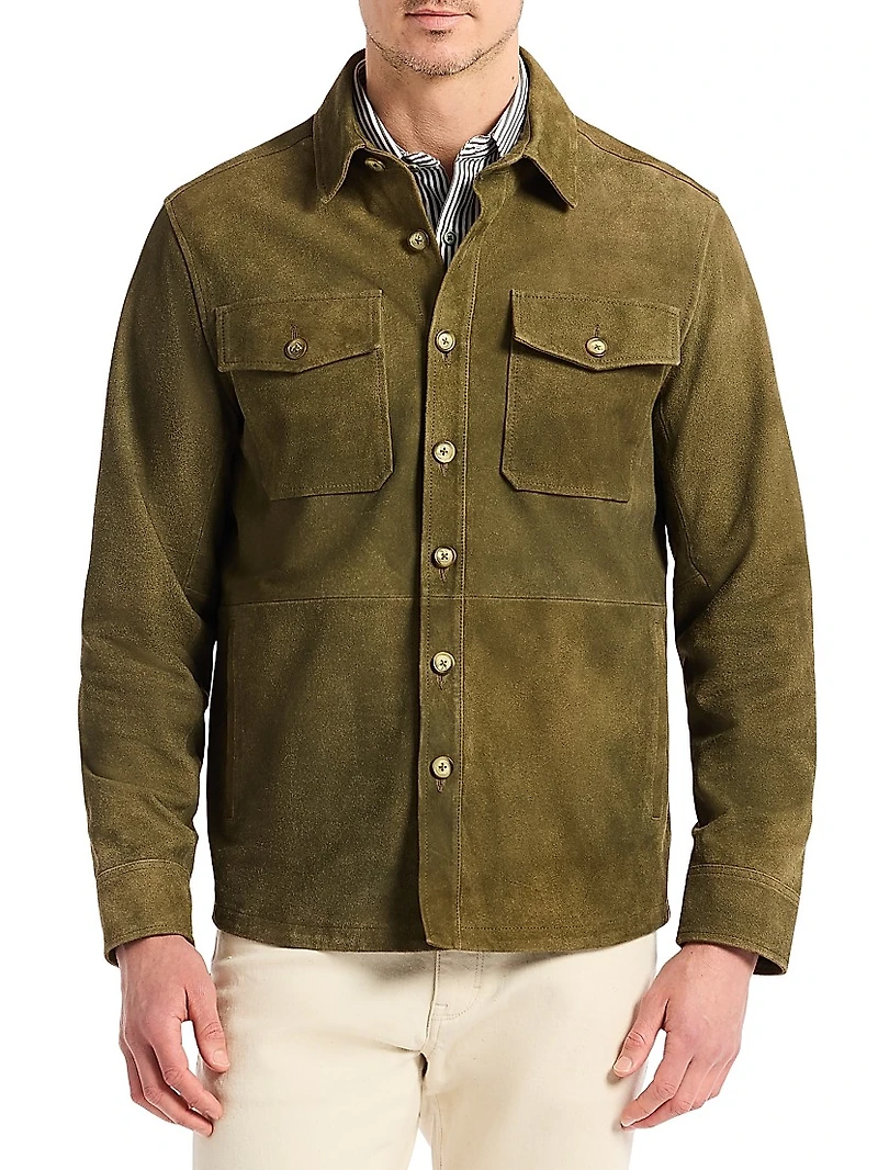Manzo Suede Field Jacket