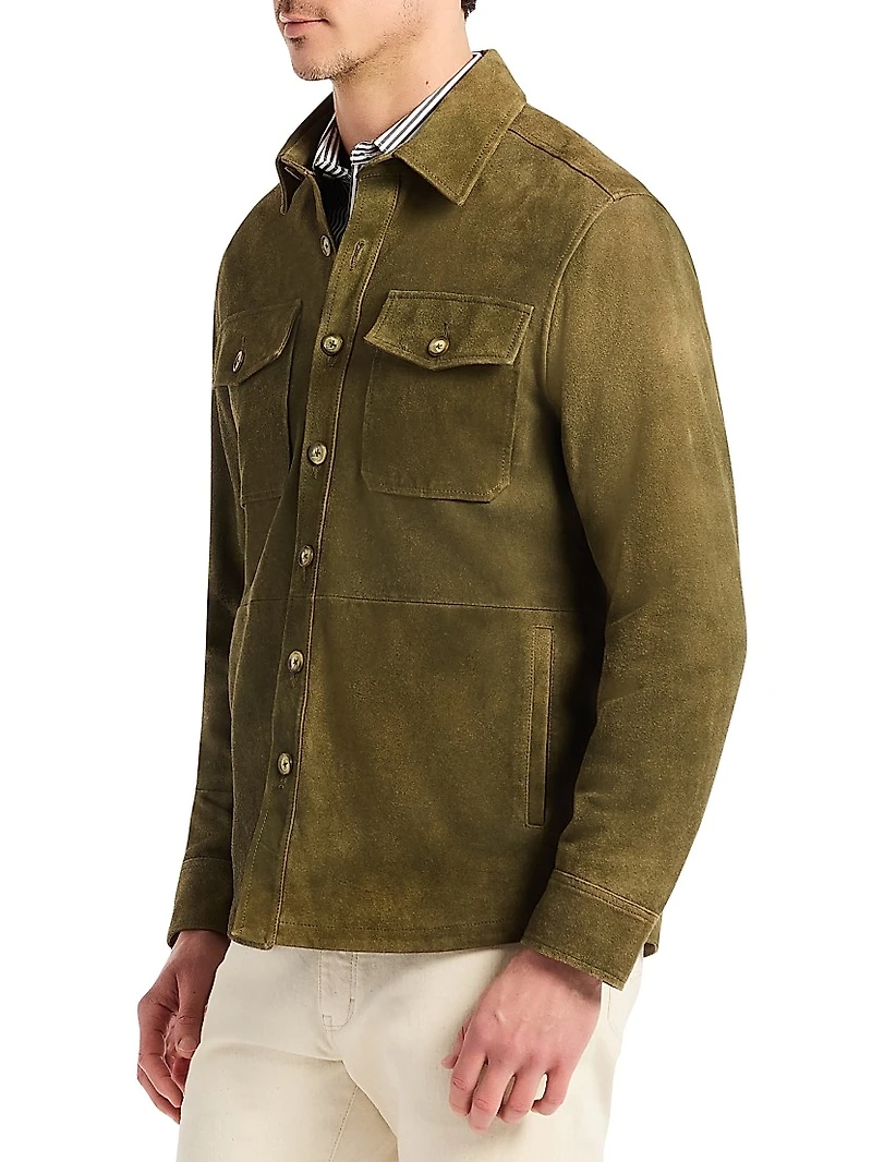 Manzo Suede Field Jacket