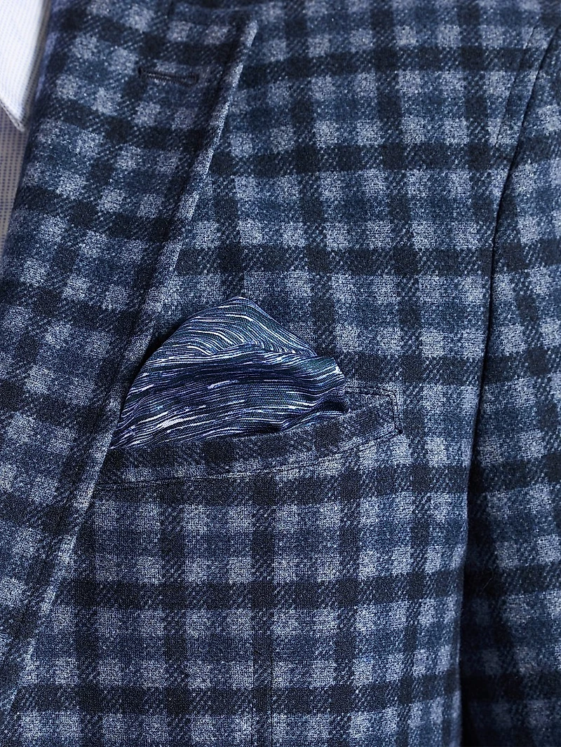 Marvin Checkered Knit Sport Coat