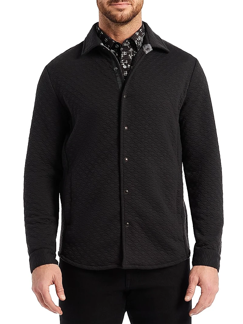 Downey Jacquard Shirt Jacket