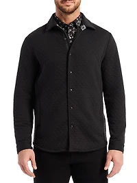 Downey Jacquard Shirt Jacket