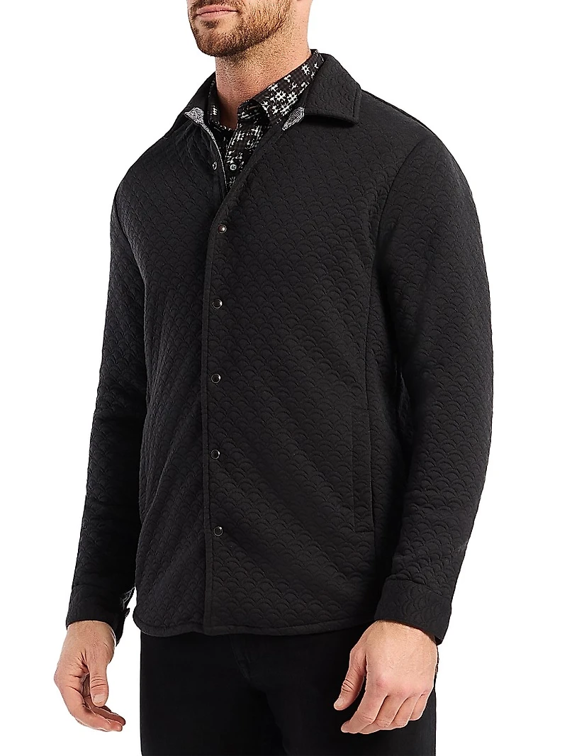 Downey Jacquard Shirt Jacket