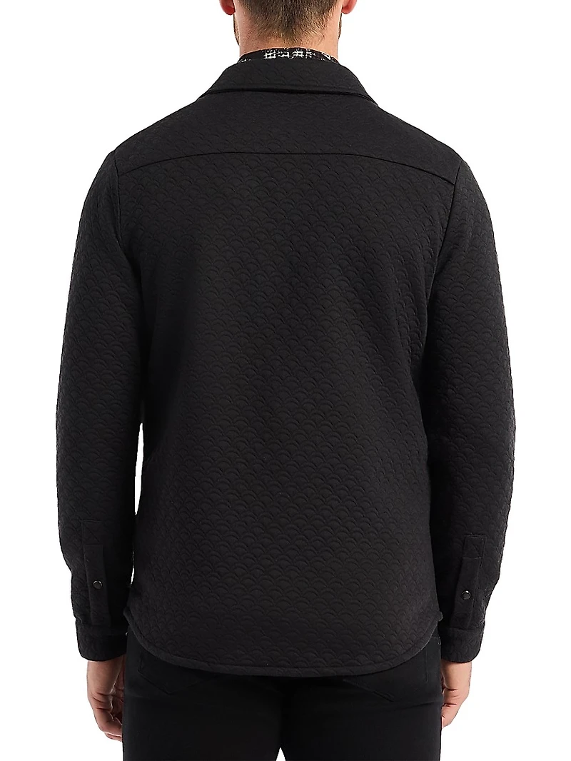 Downey Jacquard Shirt Jacket