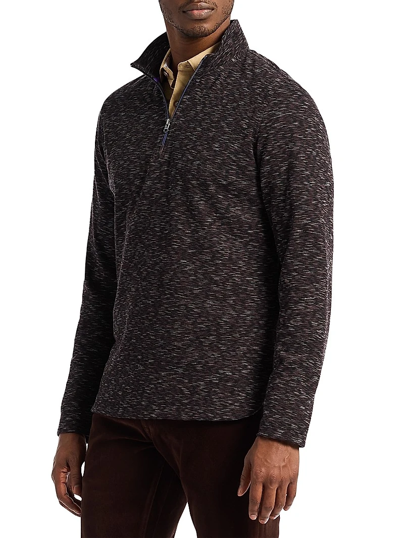 Matson Space-Dyed Quarter-Zip Top