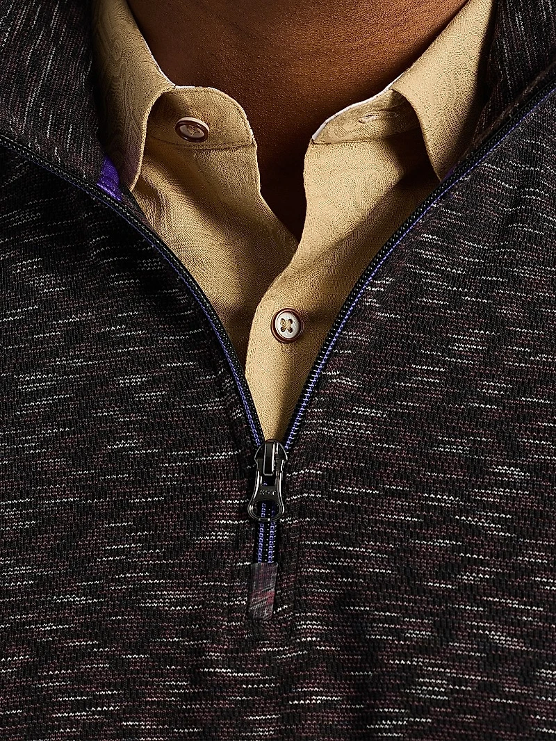 Matson Space-Dyed Quarter-Zip Top