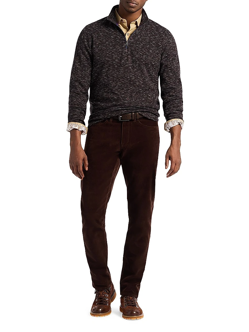 Matson Space-Dyed Quarter-Zip Top