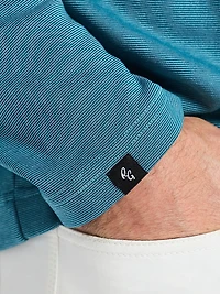 Textured Knit Quarter-Zip Sweater