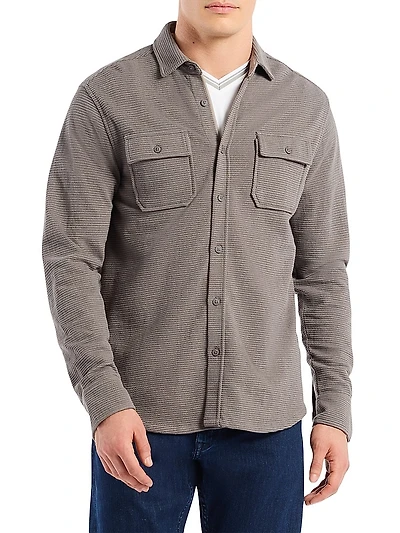 Brunner Knit Button-Front Shirt