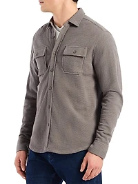 Brunner Knit Button-Front Shirt