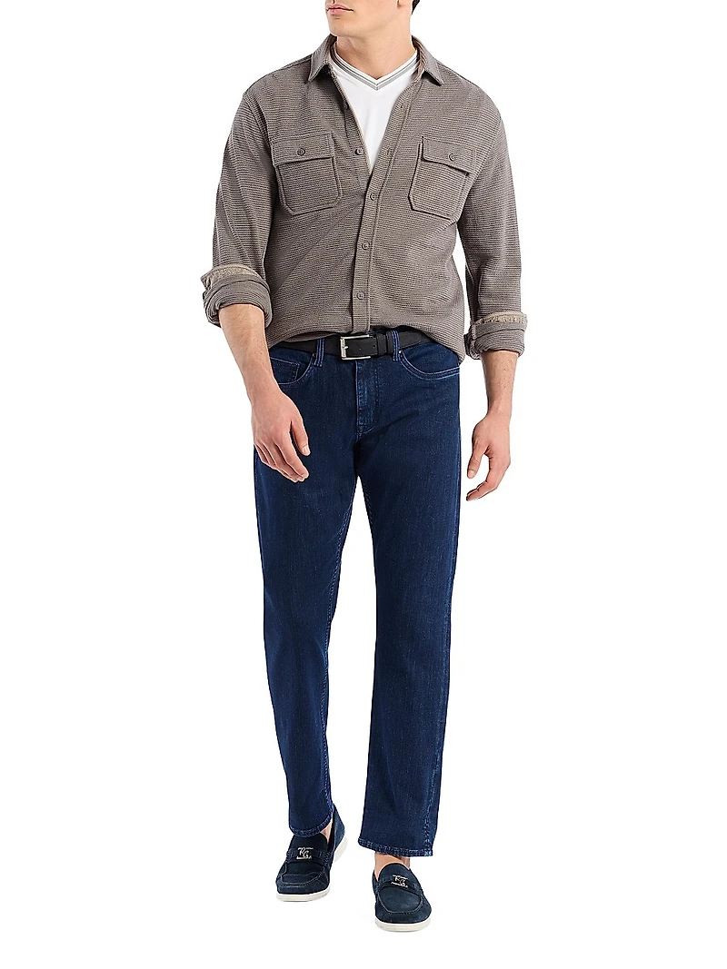 Brunner Knit Button-Front Shirt