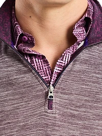 Ledson Cotton Quarter-Zip Top