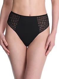 Harmony High Rise Lace Thong