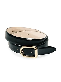 Mija Lacquer Leather Belt