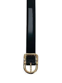 Mija Lacquer Leather Belt