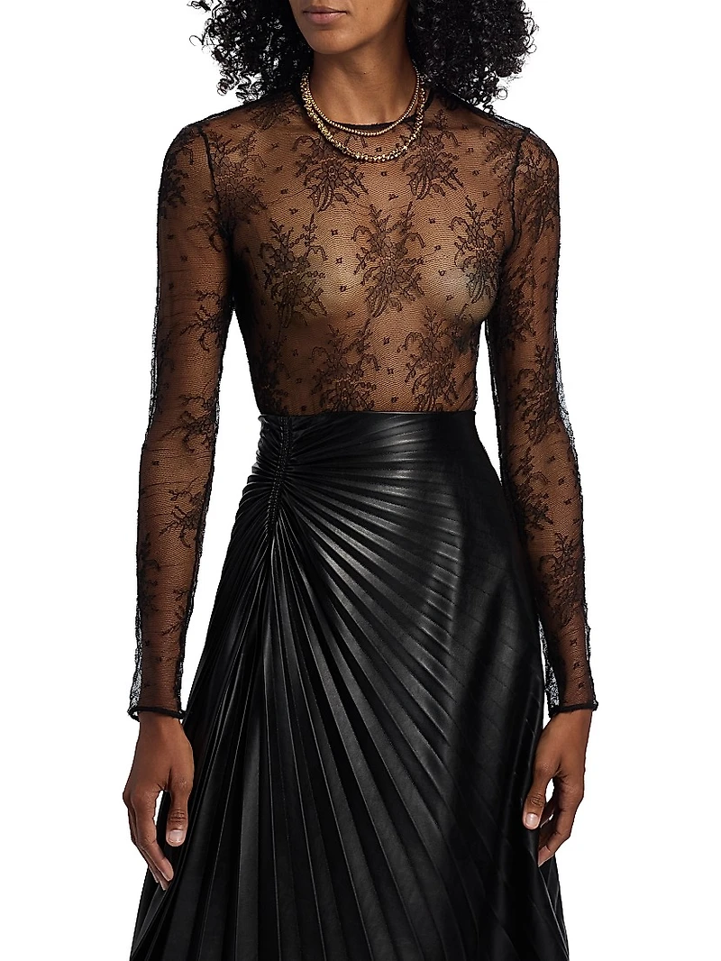 Sheer Lace Bodysuit