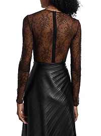 Sheer Lace Bodysuit