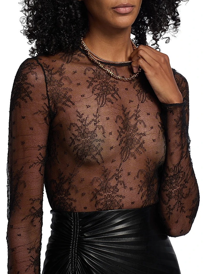 Sheer Lace Bodysuit