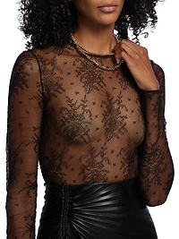 Sheer Lace Bodysuit
