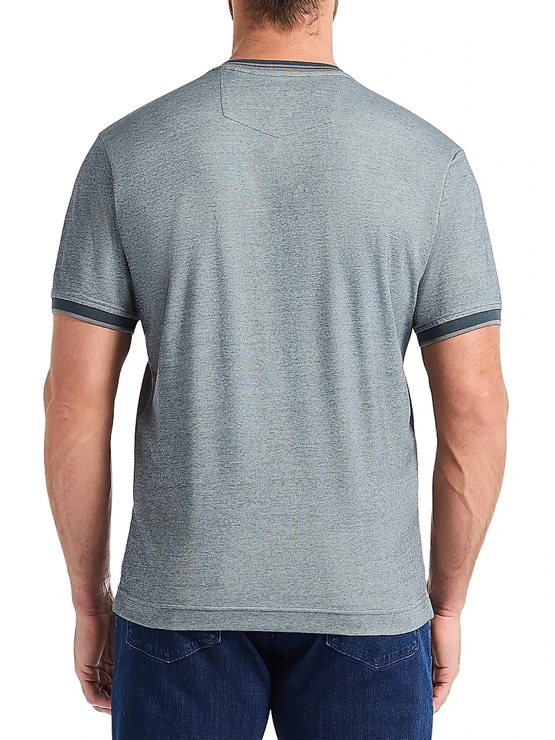 Holton Cotton-Blend V-Neck Top