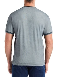 Holton Cotton-Blend V-Neck Top