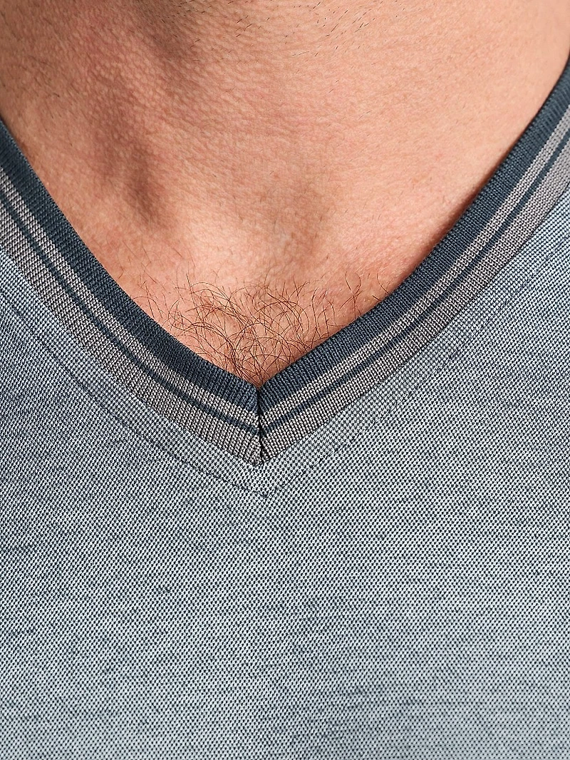 Holton Cotton-Blend V-Neck Top