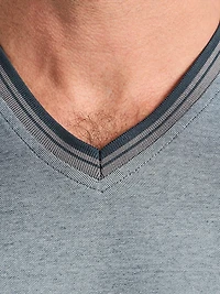 Holton Cotton-Blend V-Neck Top
