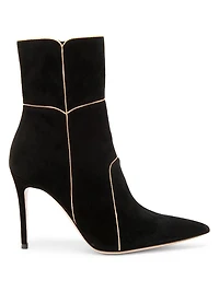 95MM Suede Ankle Boots
