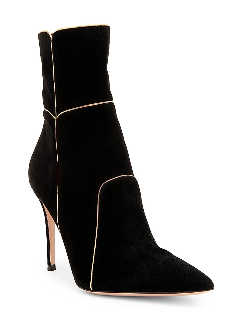 95MM Suede Ankle Boots