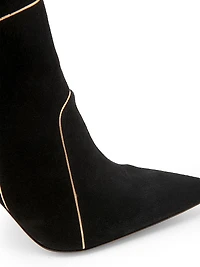 95MM Suede Ankle Boots
