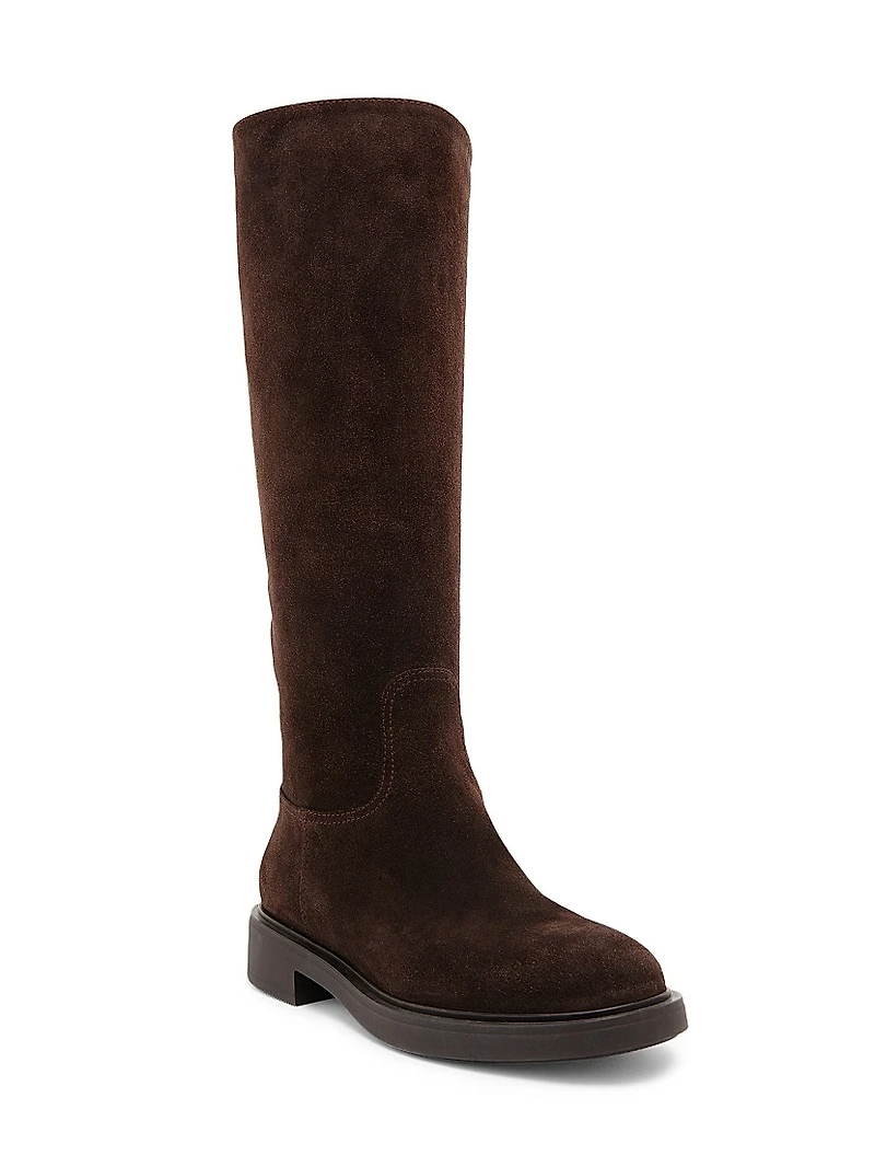Ascott Suede Knee-High Boots