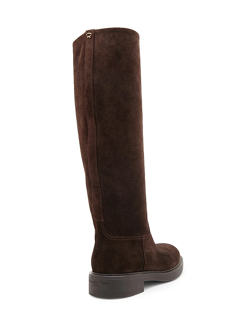 Ascott Suede Knee-High Boots