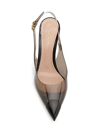 85MM Cap-Toe Slingback Pumps