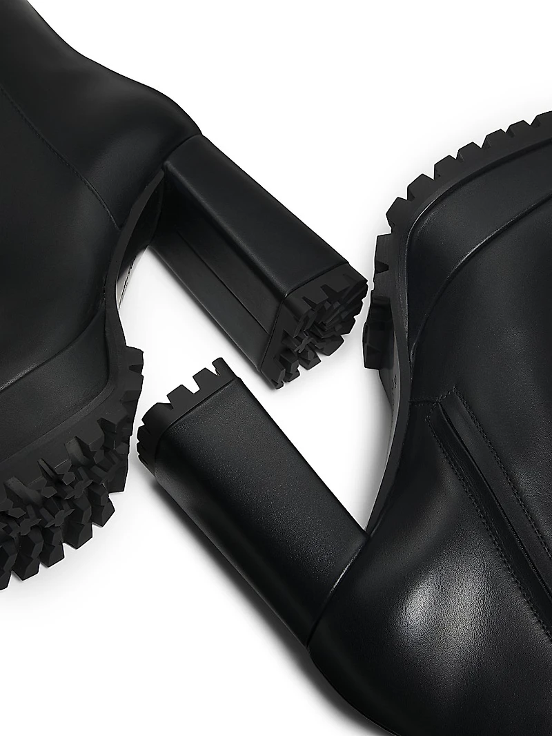 Harlem Glove 105MM Leather Platform Boots