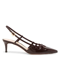 Nuit 55MM Leather Slingback Pumps